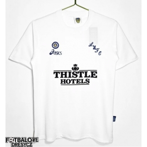 Leeds United 1995-996 Retro Home Men Shirt Men Krátký Rukáv